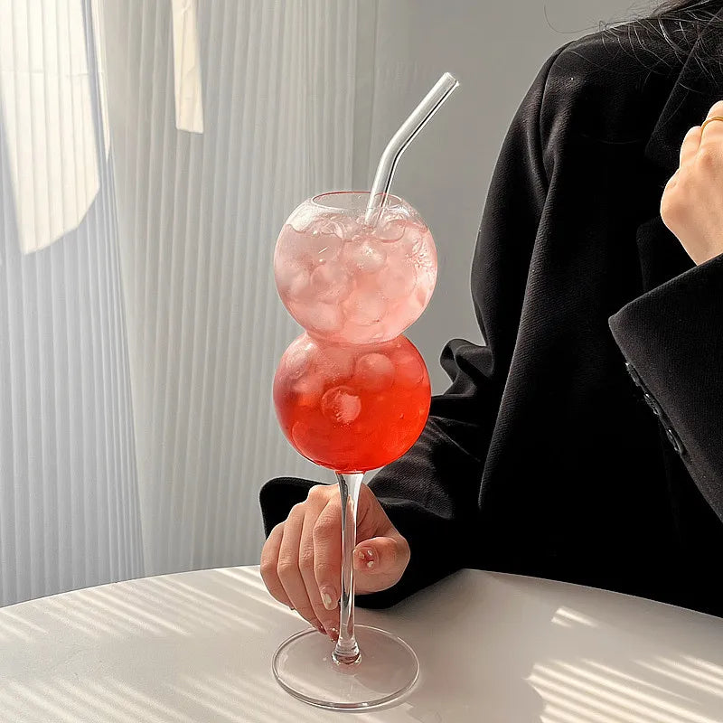 DecorBites™ Bubble Ball Glasses Drinkware for Bar and Restaurant