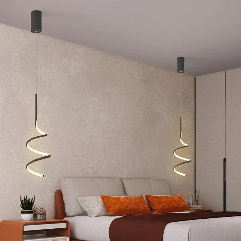 DecorBites™ LED Pendant Lamp: Stylish Nordic Design for Bedroom, Living Room, and Indoor Spaces