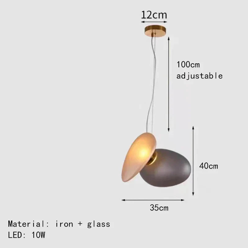DecorBites™ Glass Indoor Pendant Lights for Dining Room Kitchen Bar Shop