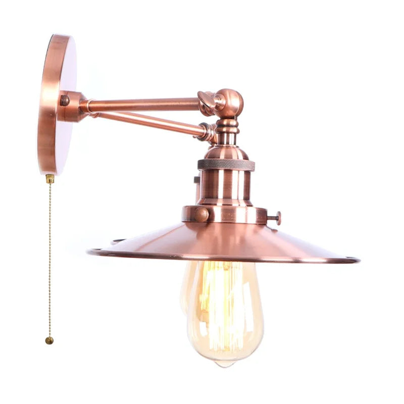 DecorBites™ Dual Head Pink LED Wall Light for Bedroom Decor & Hotel Industrial Style
