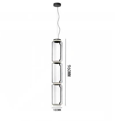 DecorBites™ Glass LED Pendant Light - Stylish and Modern Illumination for Various Spaces