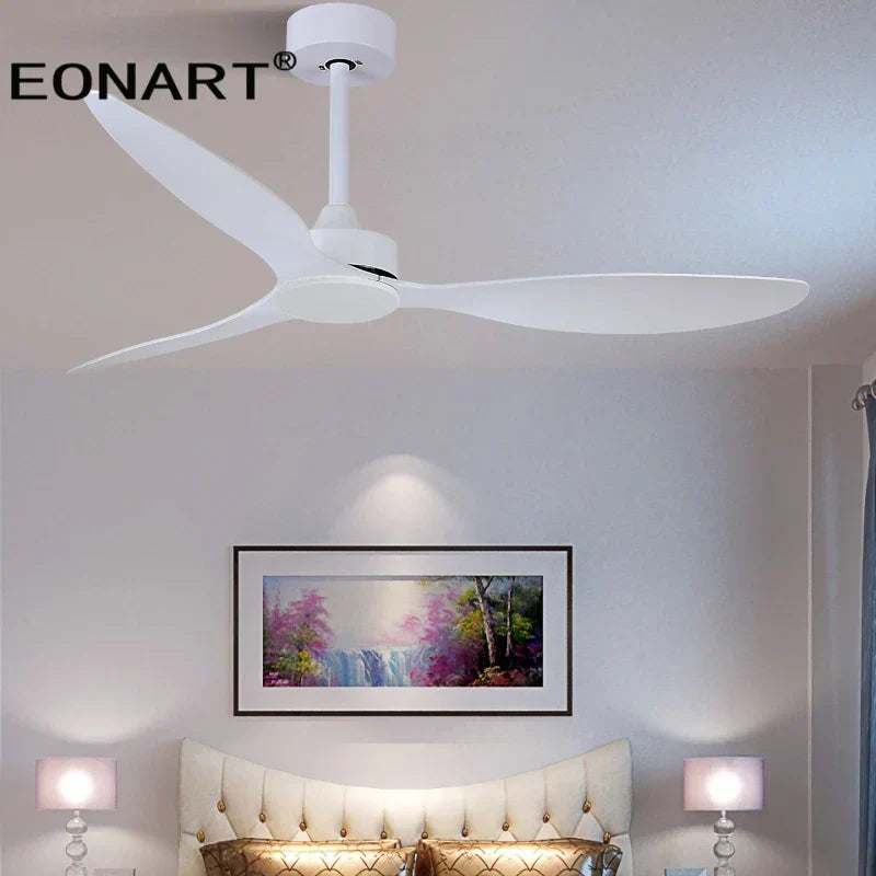 DecorBites™ 52" Fashion Plastic Blade Ceiling Fan with Lamp and Remote Control
