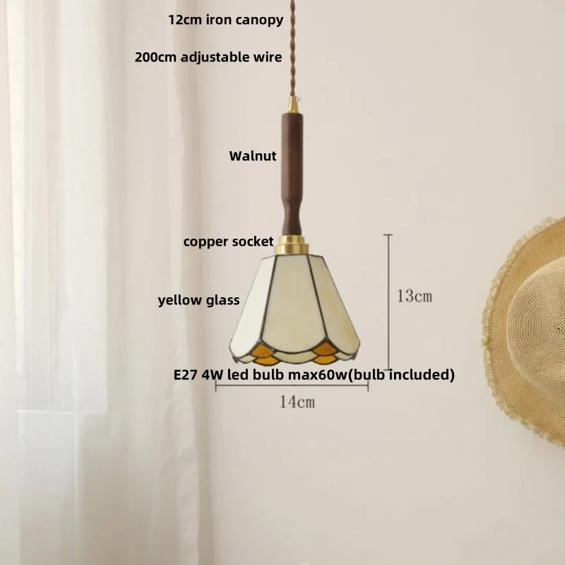 DecorBites™ Ceramic LED Pendant Light with Adjustable Wire, Modern Nordic Design