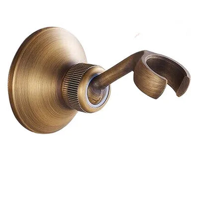 DecorBites™ Antique Handheld Shower Head with Holder, Plumbing Hose, and Toilet Bidet Sprayer