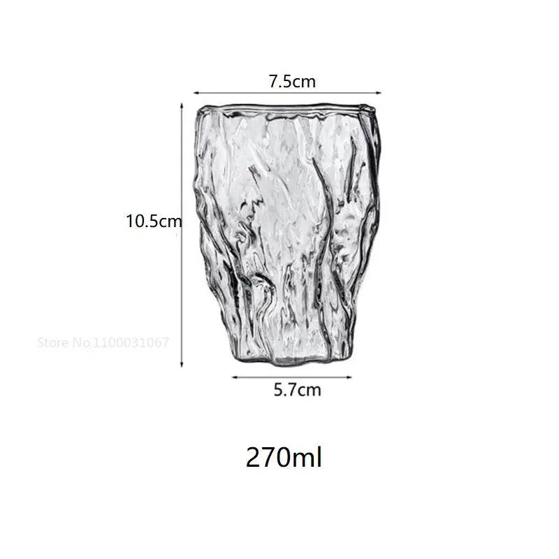 DecorBites™ Heat-Resistant Glass Drinkware Set for Home Bar: Coffee, Wine, Whiskey, Tea, Juice.