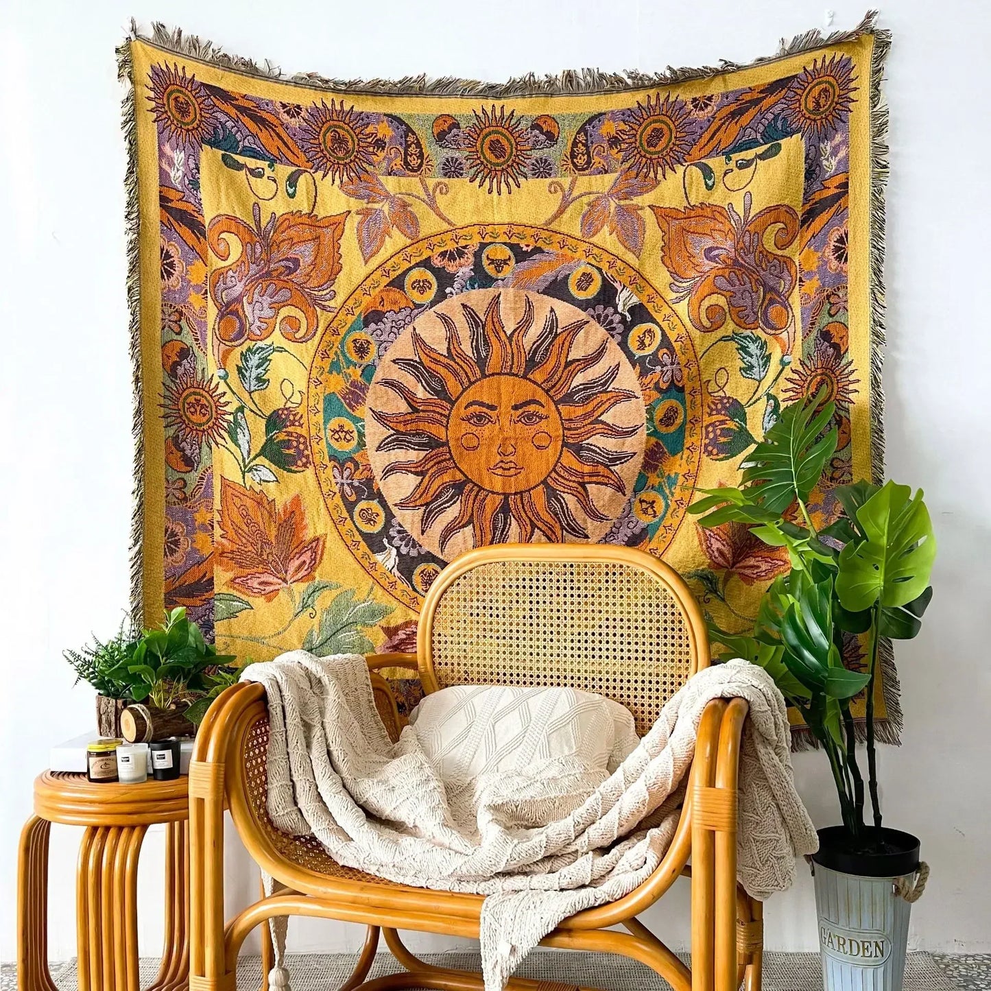 DecorBites™ Bohemian Camping Blanket - Multi-Functional Outdoor Essential