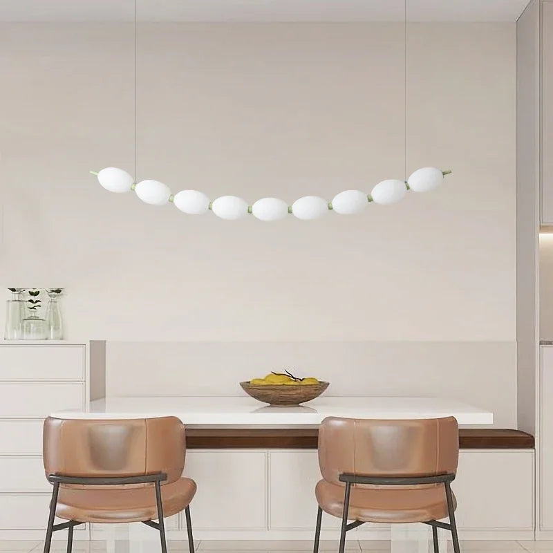 DecorBites™ Bead Nordic Chandelier: Stylish Dining Room Pendant Light for Bar Table Adding Ambiance