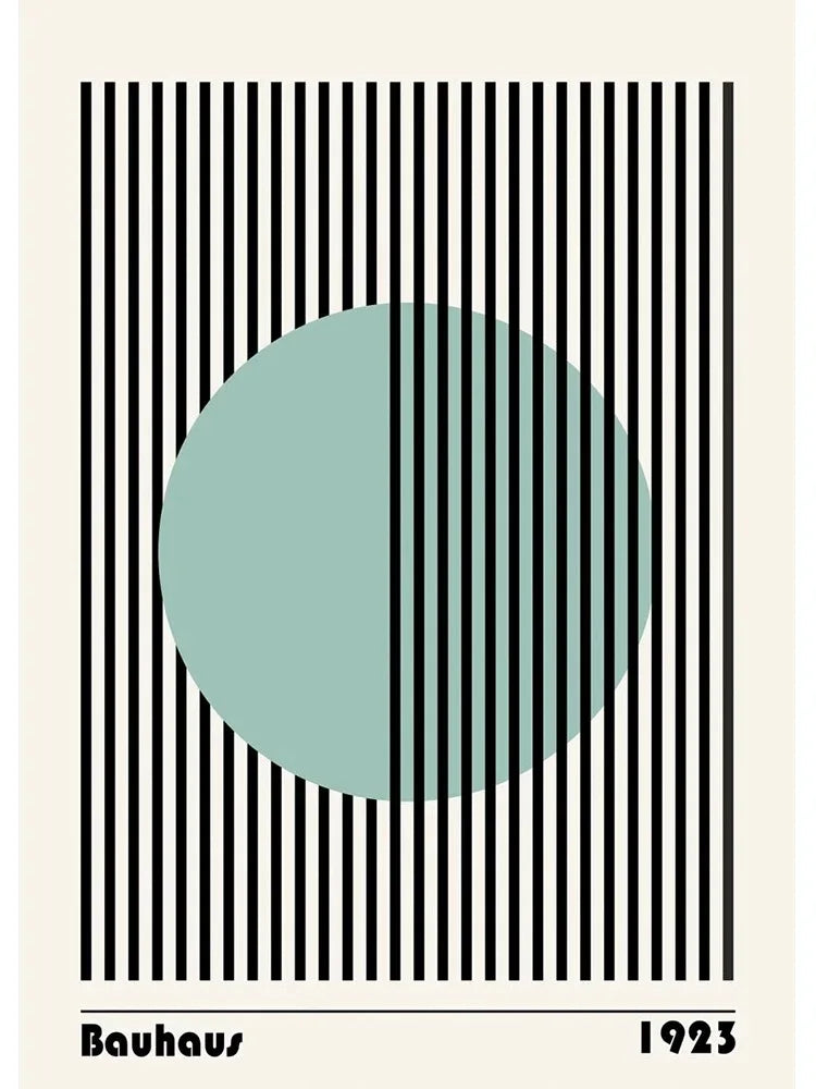 DecorBites™ Modern Black & White Exhibition Canvas Print