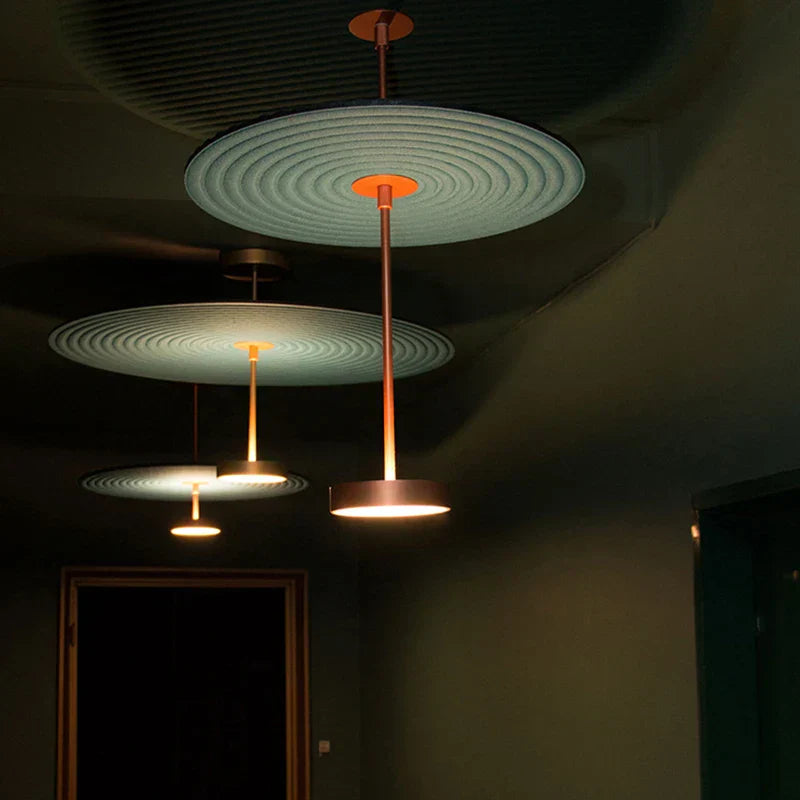 DecorBites™ Cotton Round Pendant Lights for Modern Minimalist Home Decor