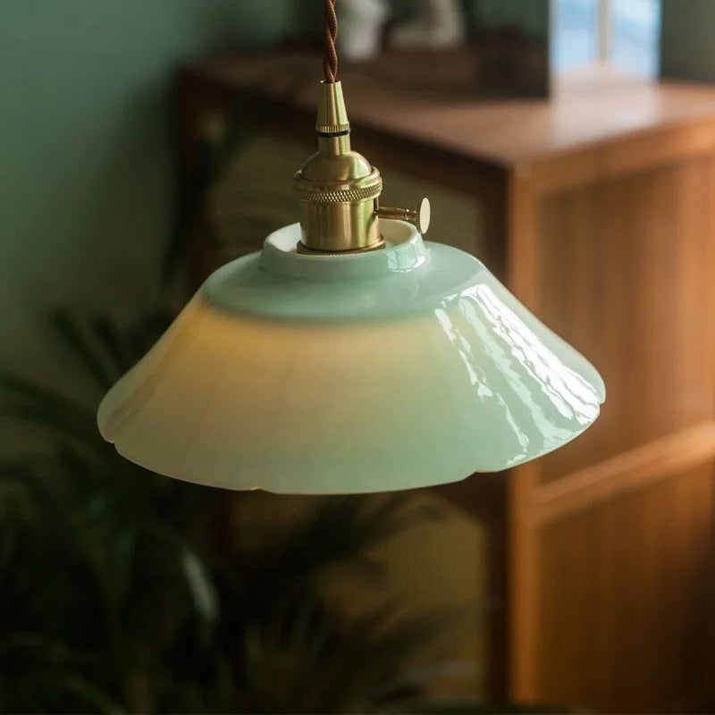 DecorBites™ Ceramic LED Hanging Lamp for Home Decor and Lighting