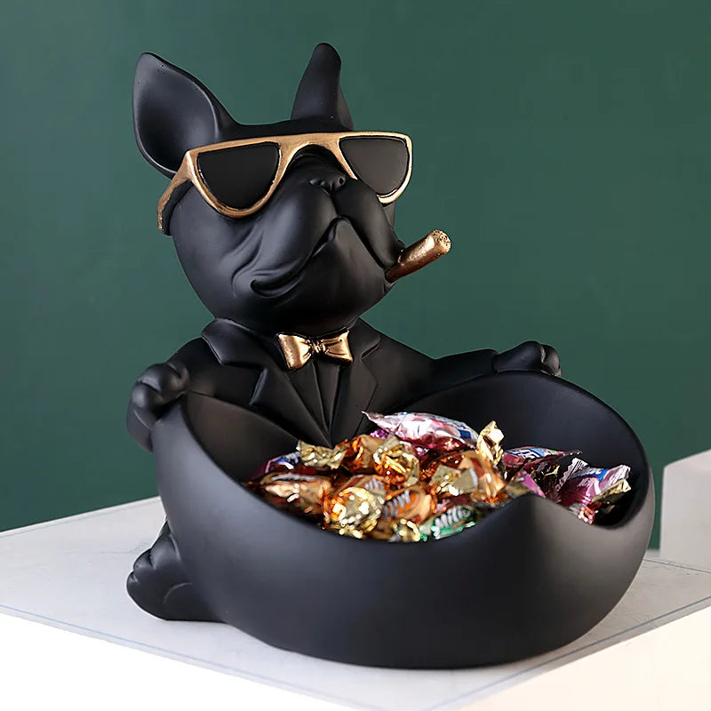 DecorBites™ Cool Dog Resin Statue Sculpture Home Decor Gift