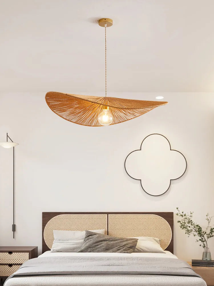 DecorBites™ Bamboo Wabi Sabi Chandelier Pendant Lights