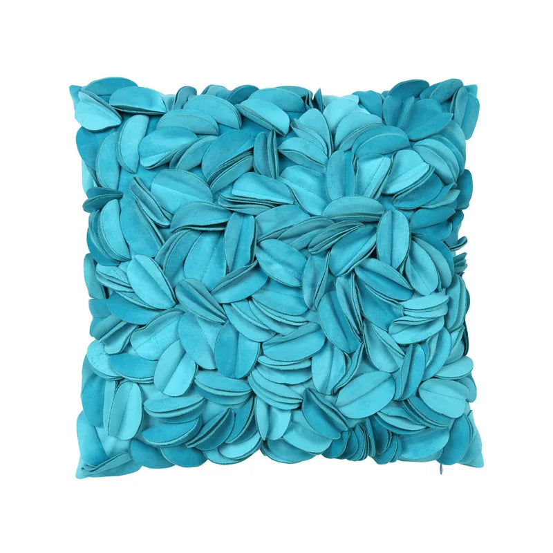 DecorBites™ 3D Blue Floral Velvet Cushion Cover 30x50/45x45CM - Small Daisy Sunflower Pillowcase
