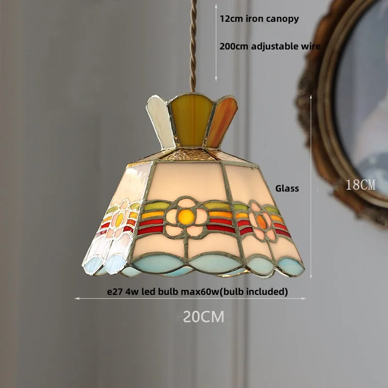 DecorBites™ Crown Diamond Glass Pendant Lamp, LED Modern Hanging Light