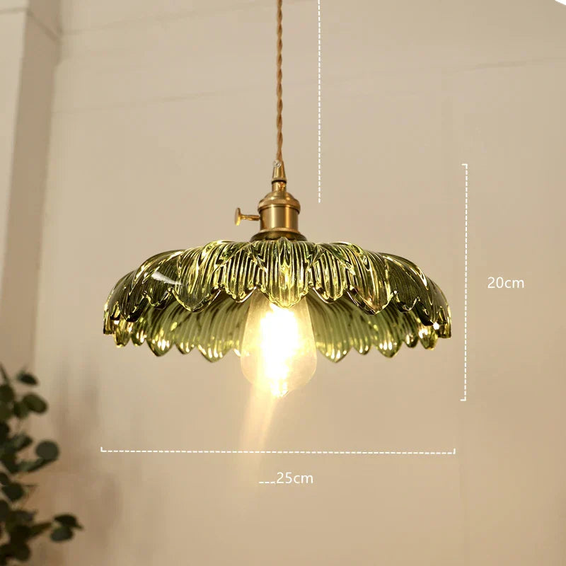 DecorBites™ Diamond Amber Glass LED Pendant Lights - Nordic Modern Hanging Lamp