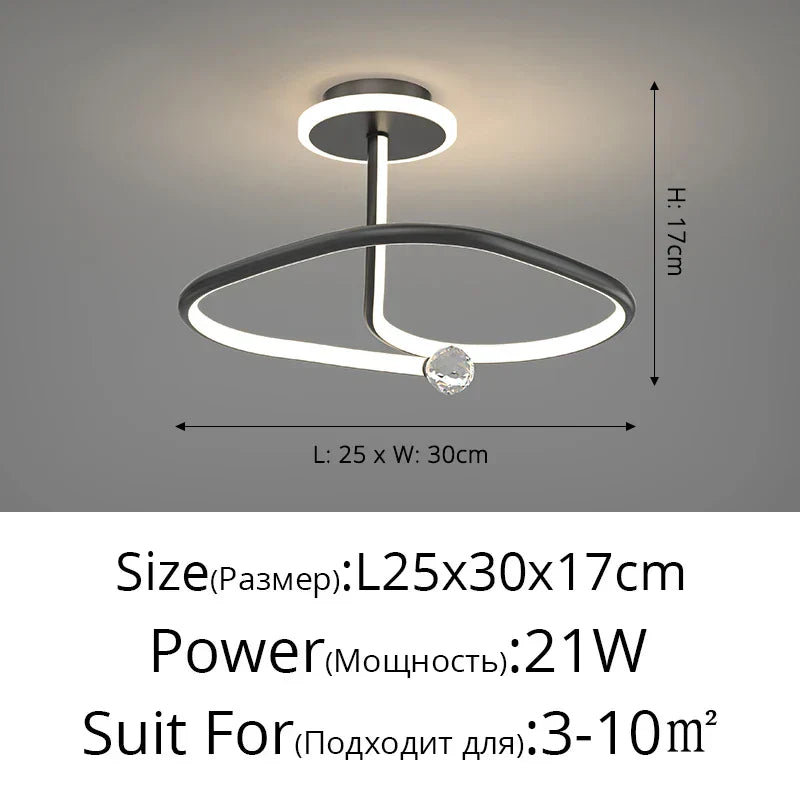 DecorBites™ LED Ceiling Light Chandelier for Home Decor Lighting Fixture