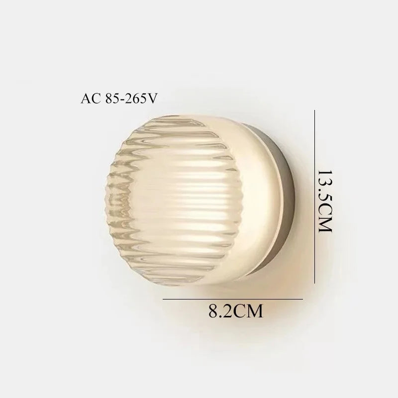 DecorBites™ LED Wall Sconce Light Luxury Modern Creative Acrylic Bedroom Living Room Lamp