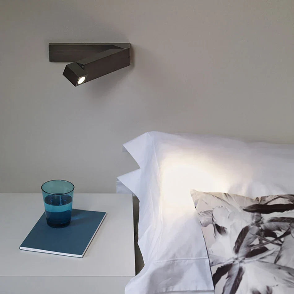 DecorBites™ LED Bedside Wall Light 3W Angle Adjustable Sconce for Corridor Bedroom