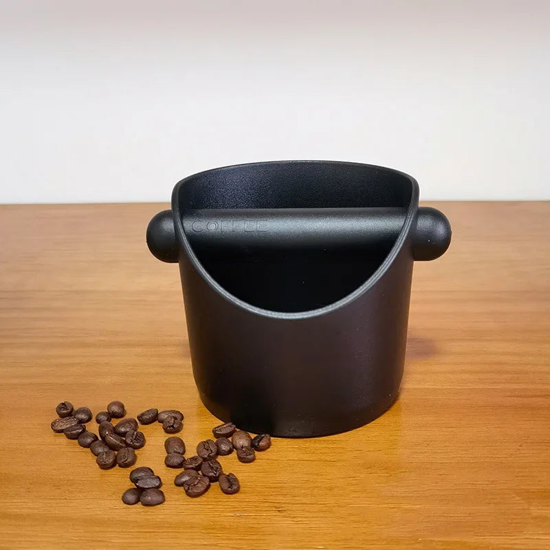 DecorBites™ Espresso Knock Box with Removable Bar and Non Slip Base