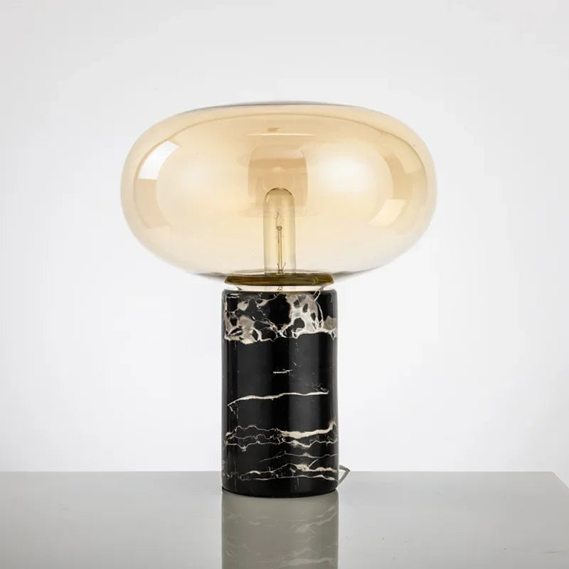 DecorBites™ Glass Ball Marble Desk Lamp - Postmodern Minimalist Designer Bedroom Living Room Decoration