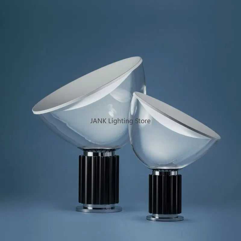 DecorBites™ Aluminum LED Desk Lamp Glass Shade High-end Decor Lighting