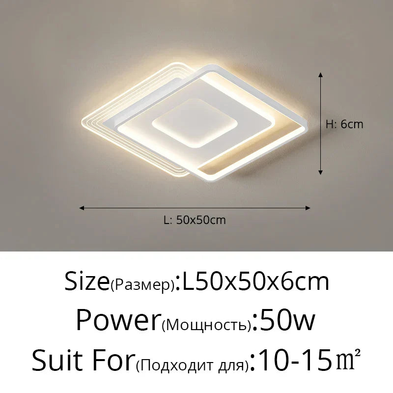 DecorBites™ LED Ceiling Lights Techo for Living Room Study Dining Kitchen Decor