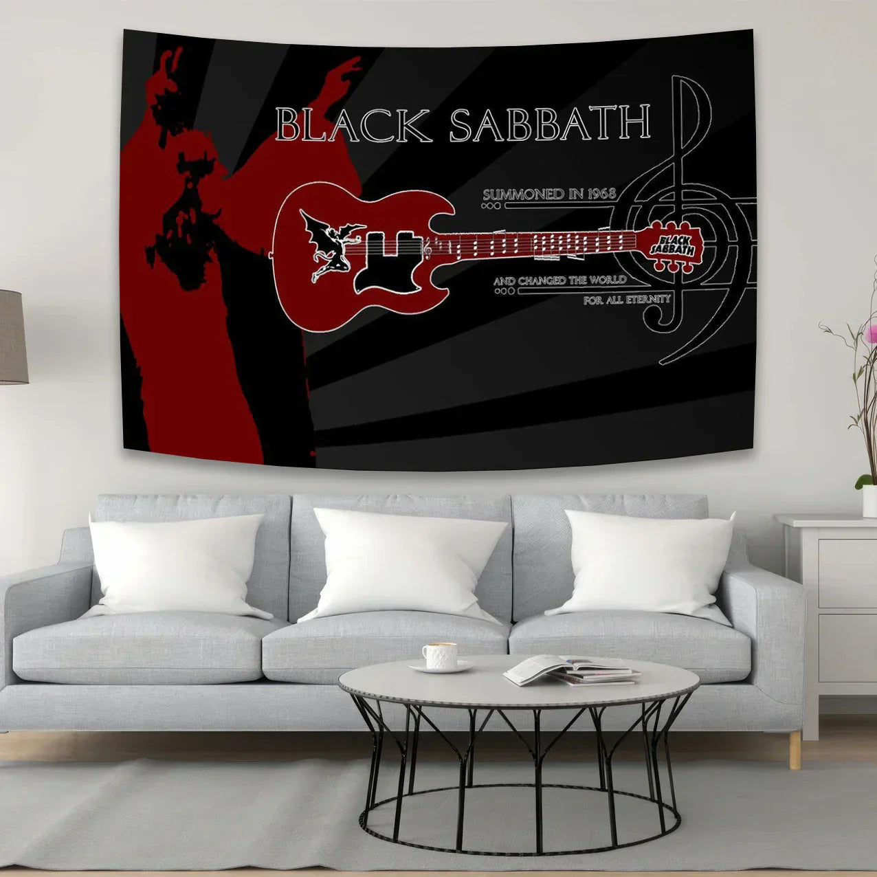 DecorBites™ Black Sabbath Metal Band Rock Music Wall Tapestry