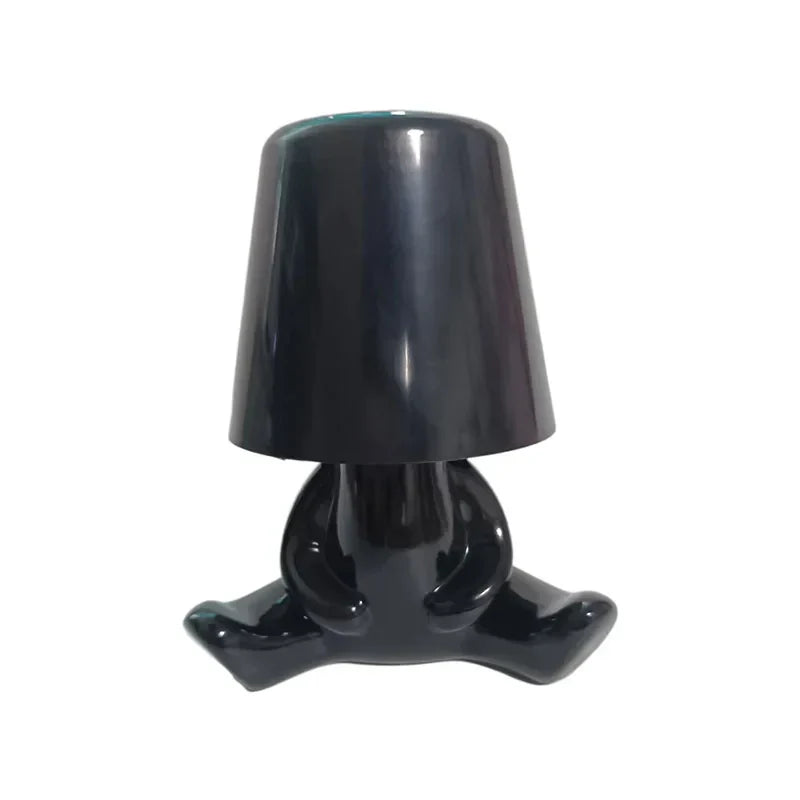 DecorBites™ Little Golden Man Table Lamp - Art Decor Night Light for Living Room and Children's Room