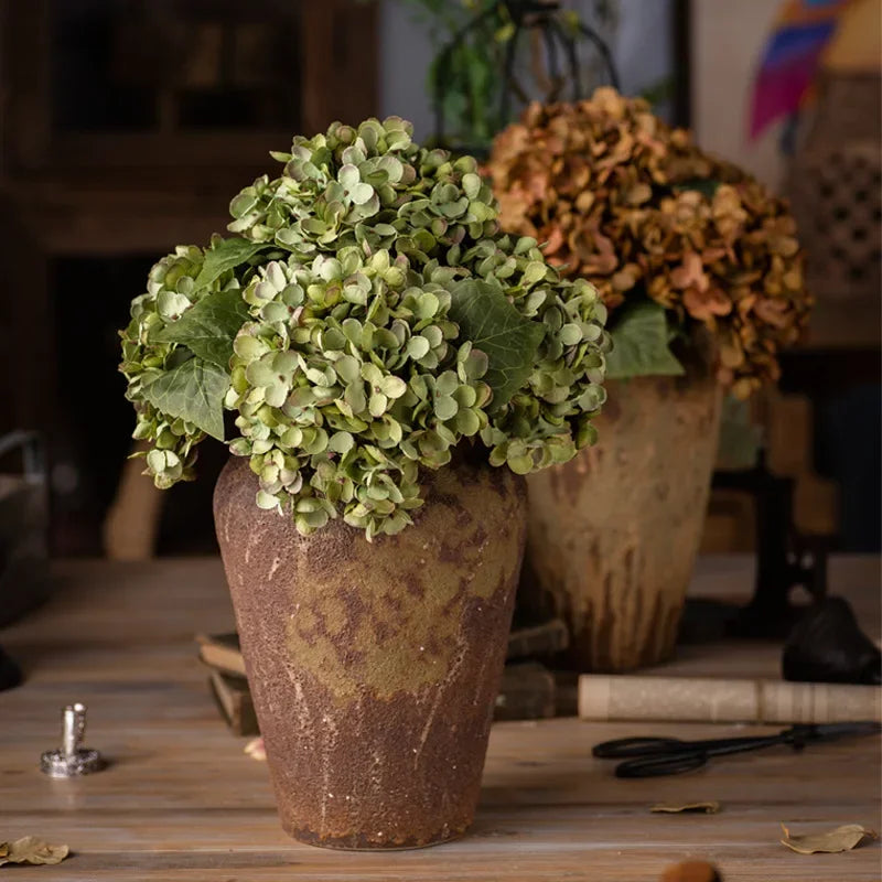 DecorBites™ Artificial Hydrangea Silk Flower Arrangement Wedding Decor Shop Decoration