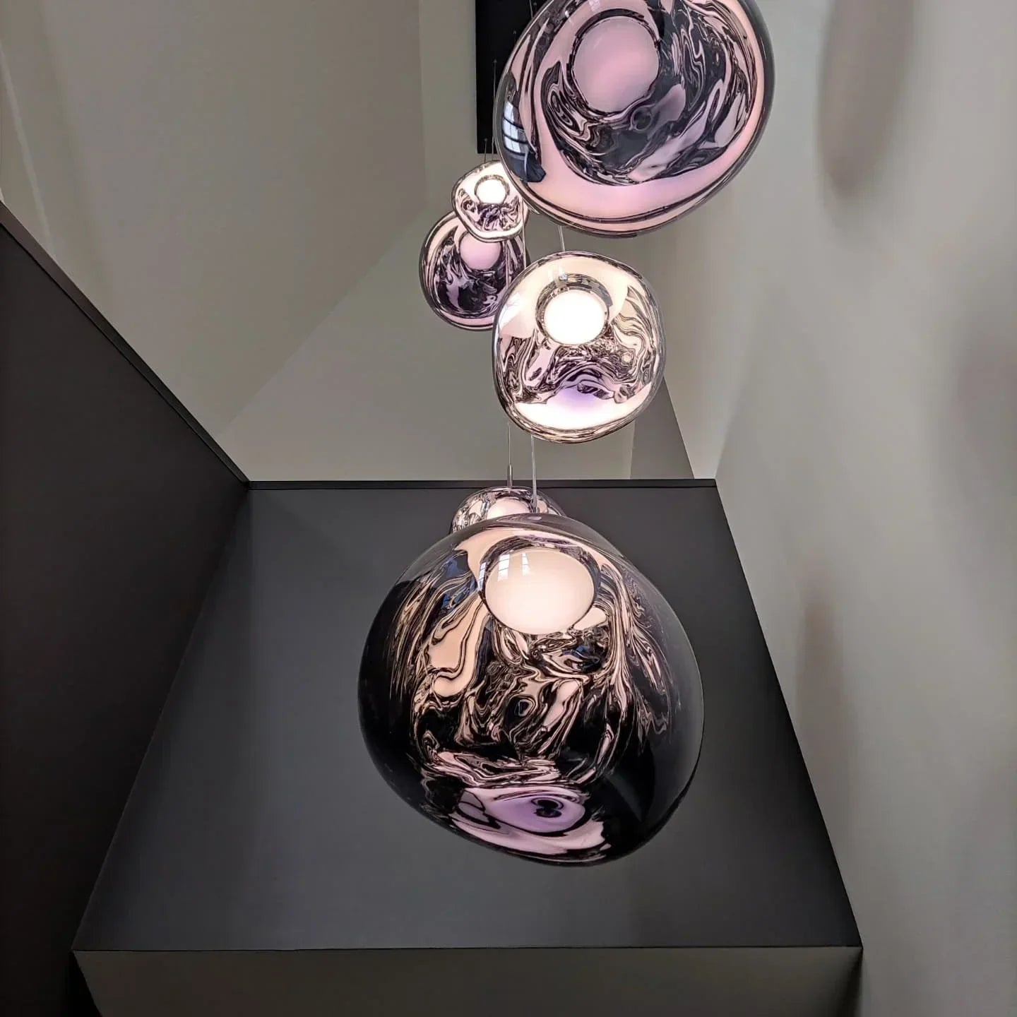DecorBites™ Glass Lava LED Pendant Lights for Modern Living Room Bedroom Decor
