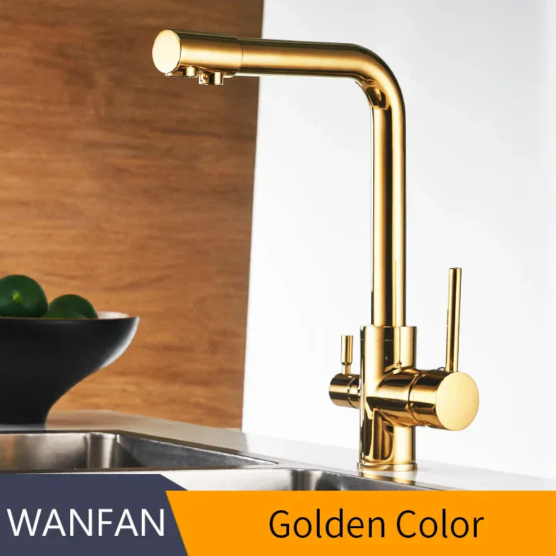 DecorBites™ Kitchen Faucet Mixer Tap with 360 Rotation and Water Purification