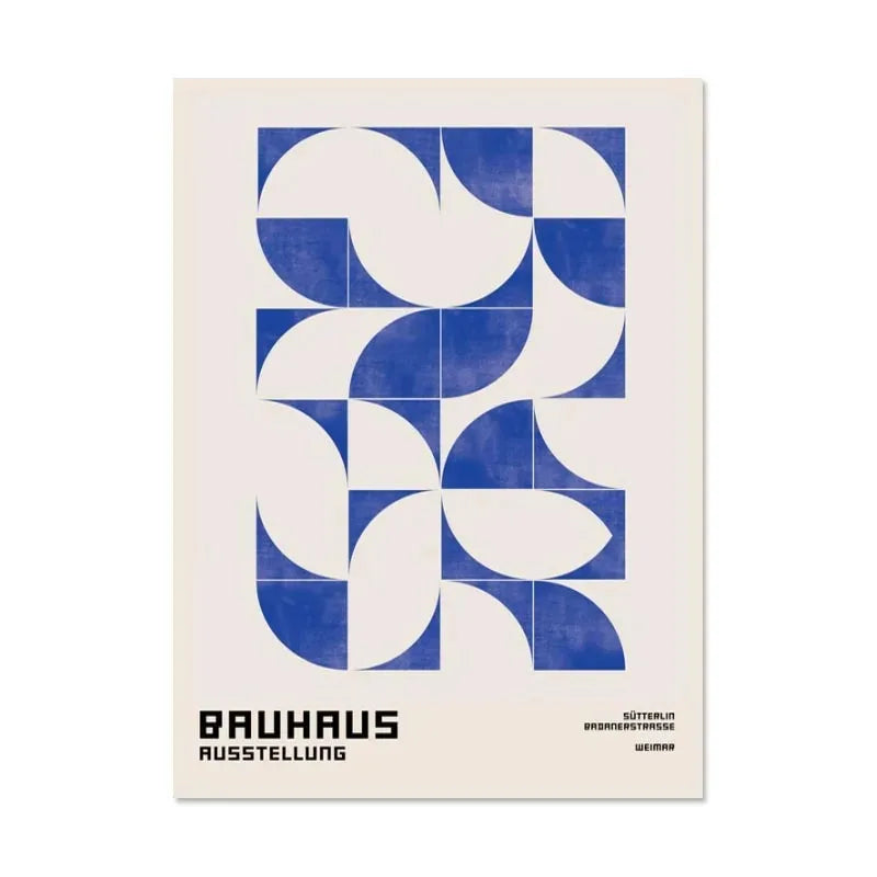 DecorBites™ Modern Black & White Exhibition Canvas Print