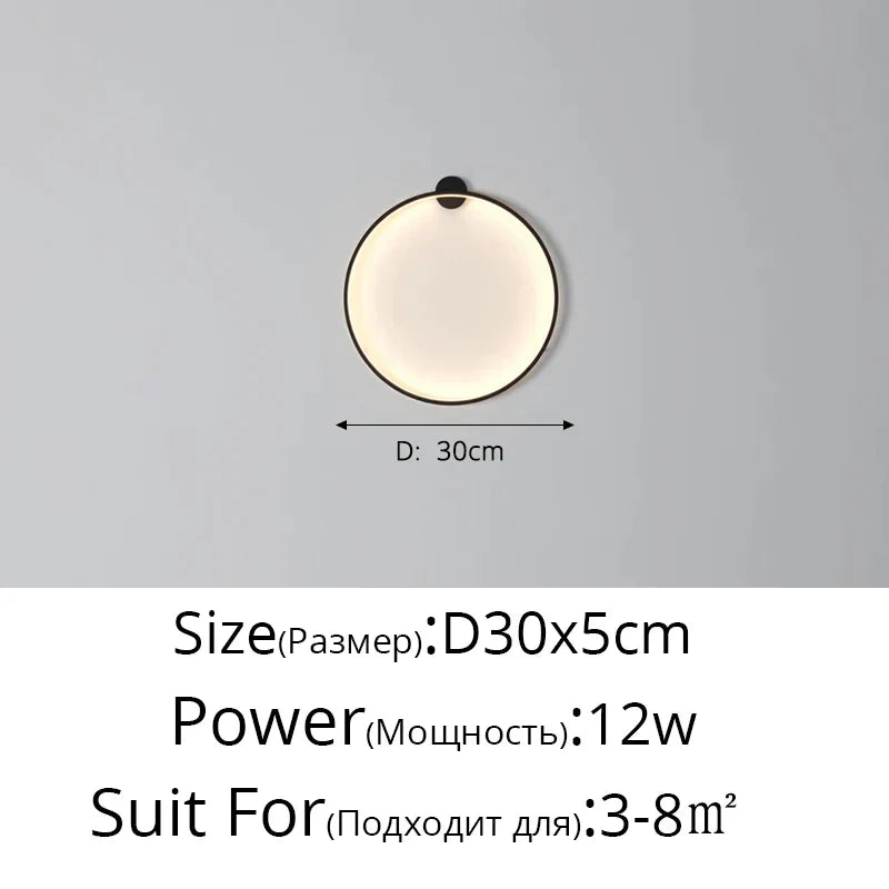 DecorBites™ LED Wall Lights: Modern Sconces for Living Dining Bedroom Home Decor