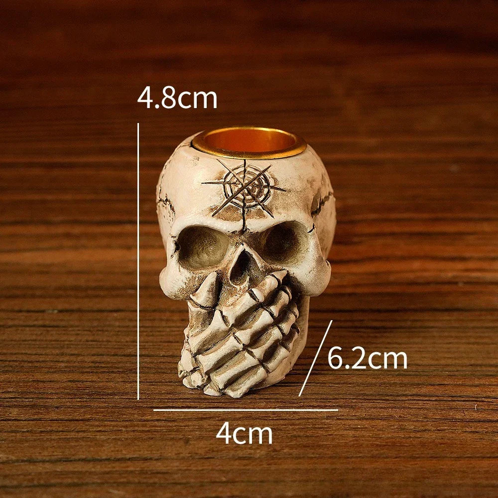 DecorBites™ Bone Skeleton Candlestick Holder Halloween Home Decoration