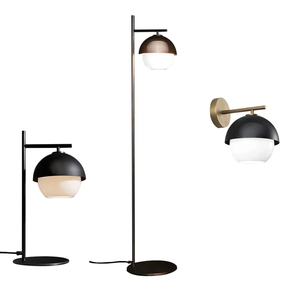 DecorBites™ Black LED Floor Lamp - Modern Stylish Nordic Design for Home and Living Room