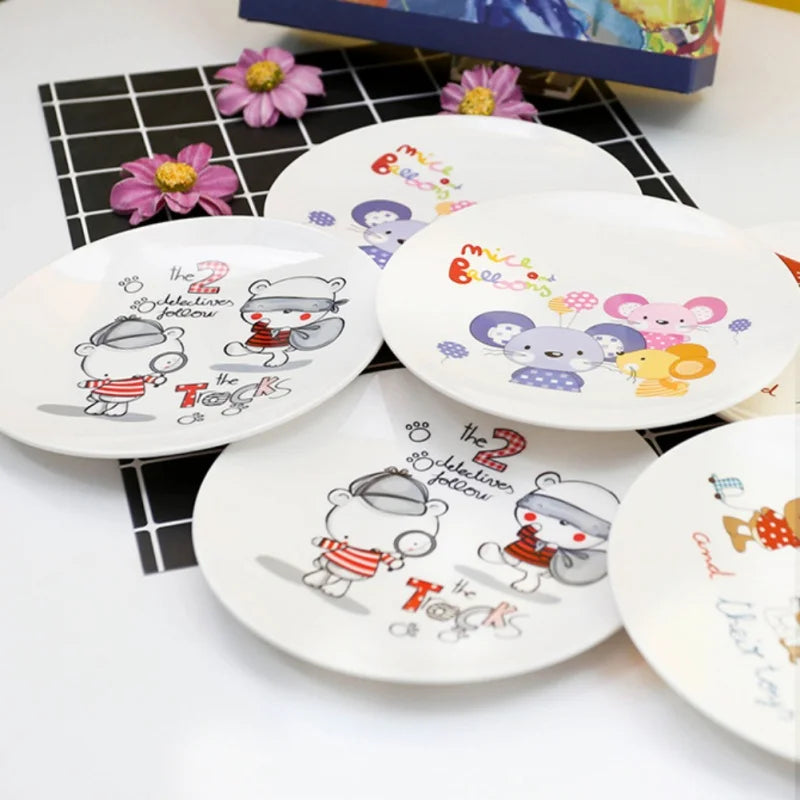 DecorBites™ Bone Snack Plate Set - Small Melamine Dish for Sweets, Cakes, and Treats