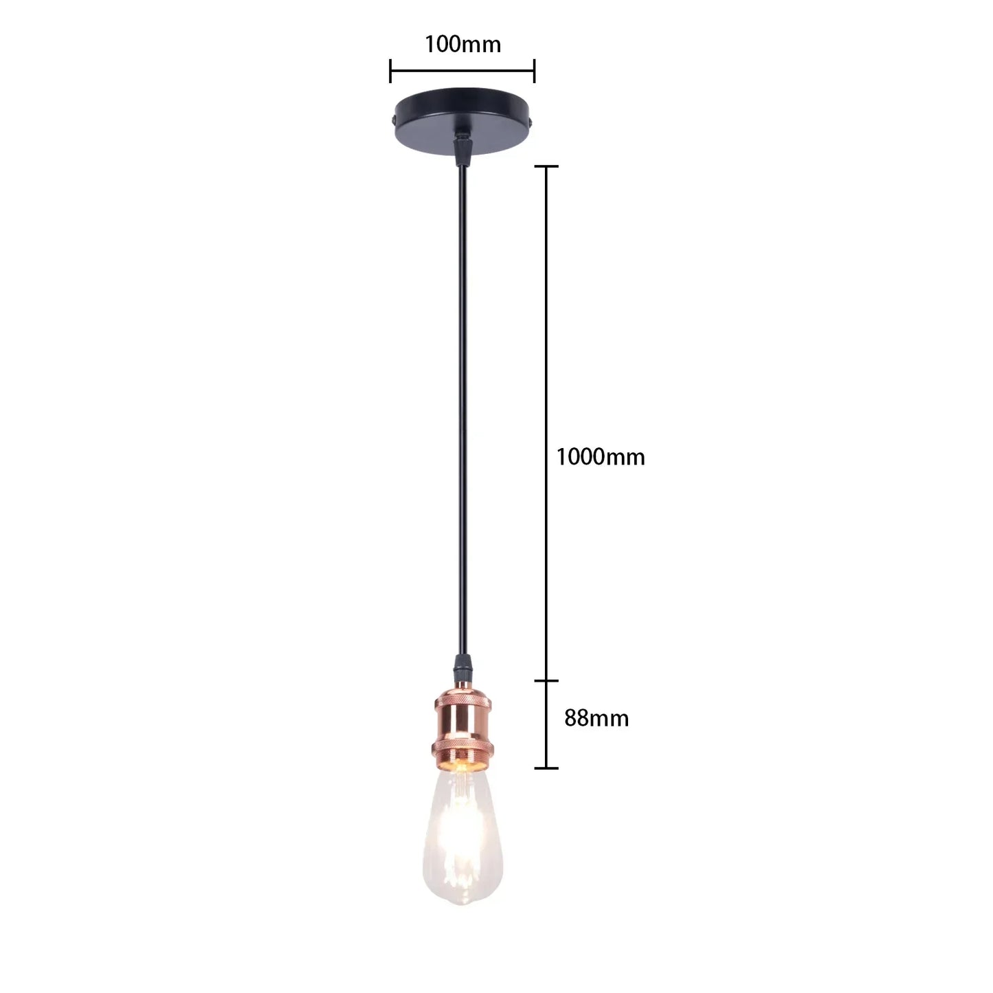 DecorBites™ Industrial Retro Loft LED Pendant Light for Home Living Room Kitchen