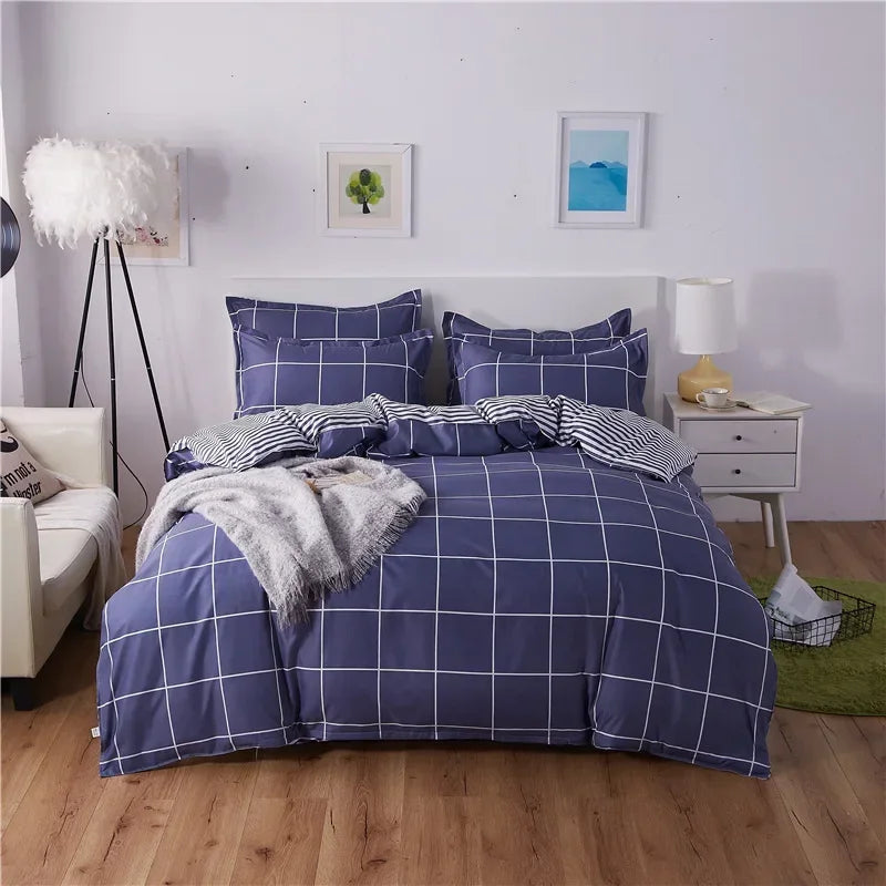 DecorBites™ Cartoon King Size Duvet Set 220x240 with Pillowcase - Skin Friendly & Comfortable