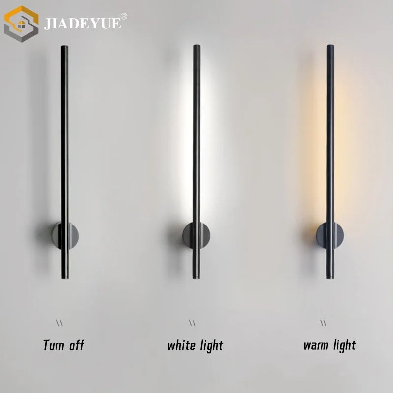 DecorBites™ LED Modern Wall Lamp with Built-In Switch for Bedroom Living Room Decor