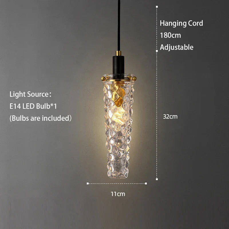 DecorBites™ Crystal LED Ceiling Chandelier: Modern Trendy Bedroom Pendant Light