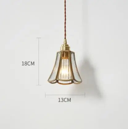 DecorBites™ Blue Glass Pendant Lights for Bedroom Dinning Living Room