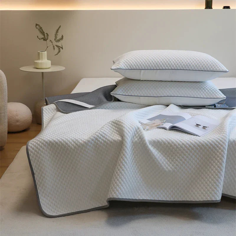 DecorBites™ Ice Bean Cooling Mat & Pillowcase Set - Premium Bed Cooling Technology