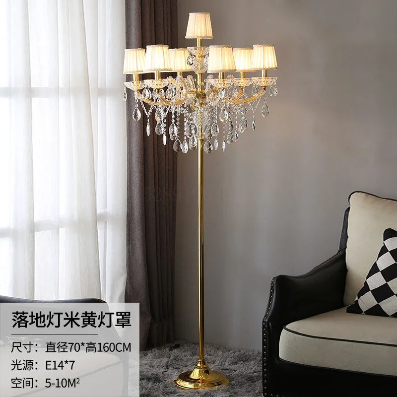 DecorBites™ Crystal Table Light: Modern Luxury Nordic Indoor Lighting for Living Room Bedroom