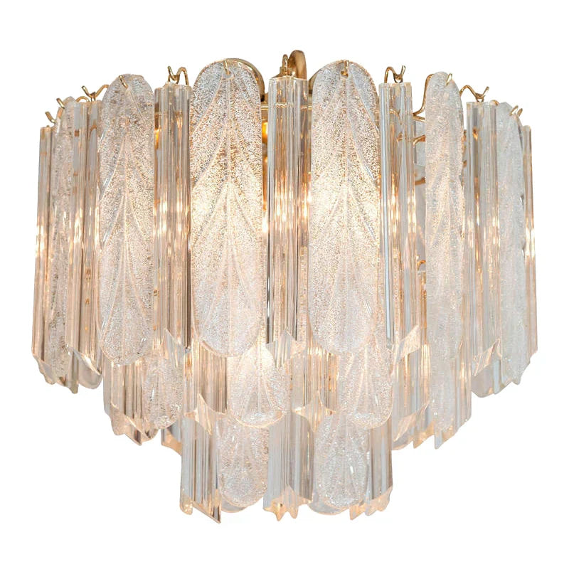 DecorBites™ Crystal Bedroom Pendant Lamp: Designer Luxury Glass Lighting for Living Room