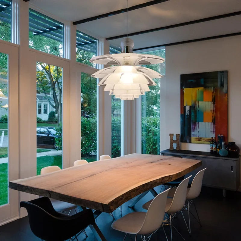 DecorBites™ Contemporary Pine Cones Pendant Lights | Acrylic Glass Hanging Lamp for Home Décor