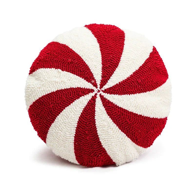 DecorBites™ Cartoon Christmas Pillow Covers: Festive Decor for Sofa - Embroidered Design