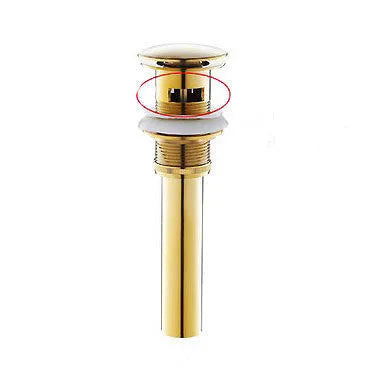 DecorBites™ Gold and White Waterfall Bathroom Basin Faucet Mixer Tap Hot Cold Sink