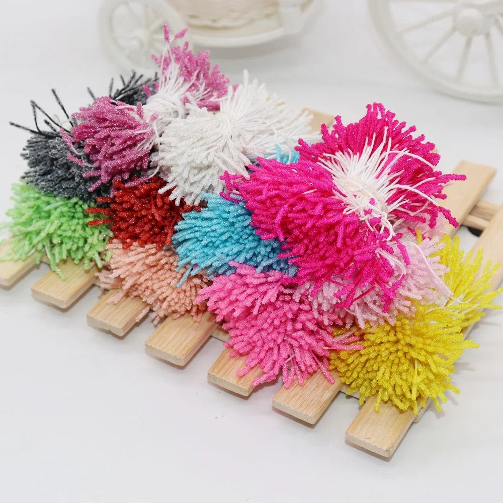DecorBites™ 200pc Mini Flower Stamen Pistil Wedding Decoration DIY Artificial Cards Flowers