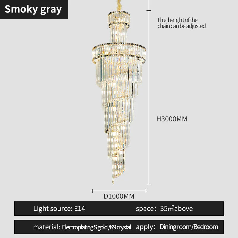 DecorBites™ Crystal Chandelier | French Simple Design for Dining Room, Living Room, and Master Bedroom