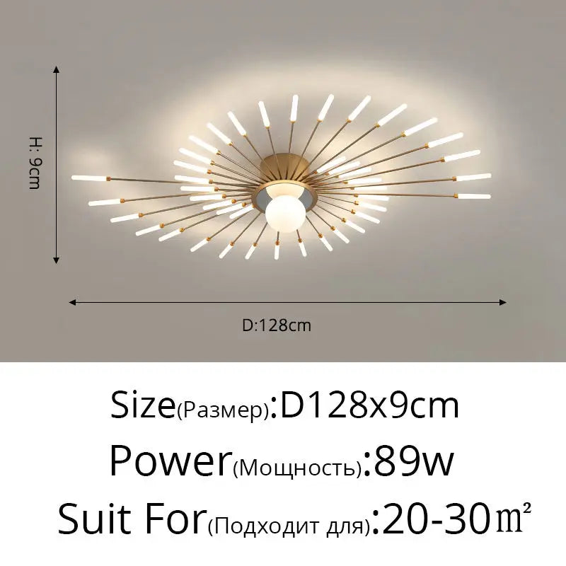 DecorBites™ LED Chandelier for Modern Living Kids Room Bedroom Hall Lighting Decor